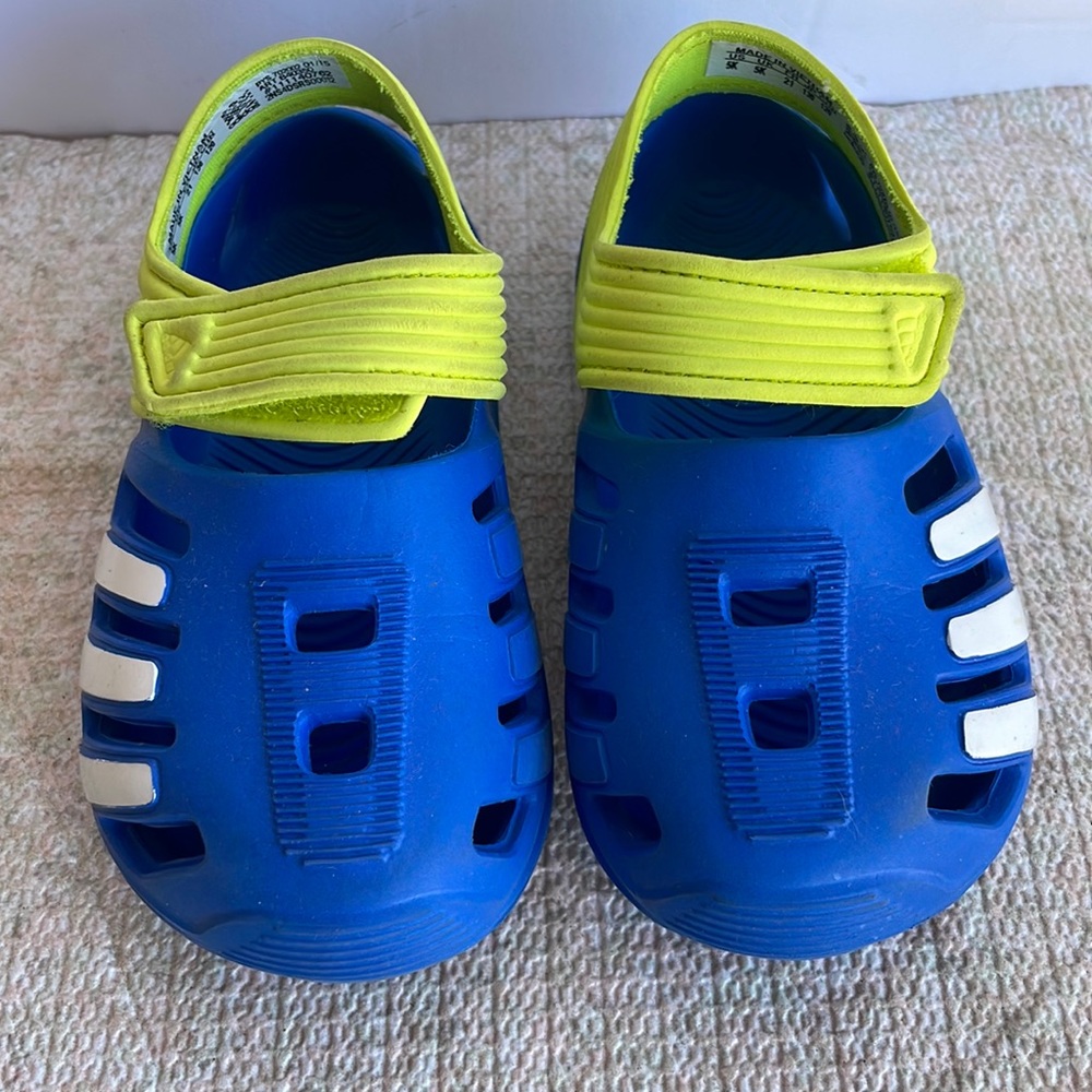 Kid Toddler Blue Green White Water Shoe Sandal Size 5K